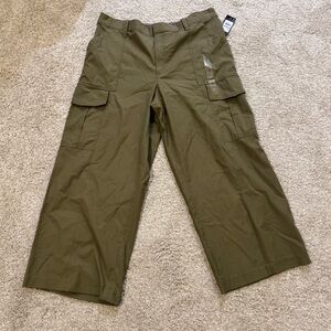 Tommy Hilfiger Khaki Wide Leg Pants